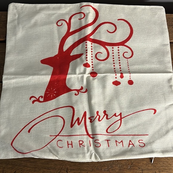 Pack of 4 Christmas holiday pillow covers farm style - Picture 4 of 5